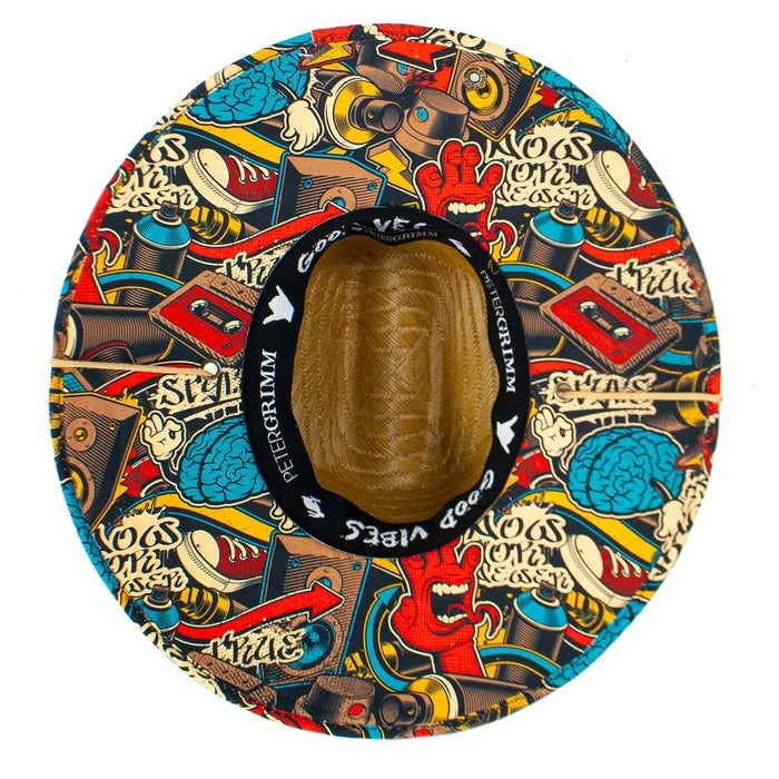 Peter Grimm Spray On - Straw Lifeguard Hat