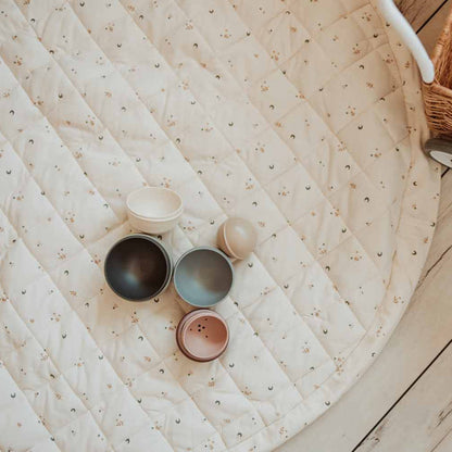 Play & Go - Soft Organic Playmat - Moon - Mabel & Fox
