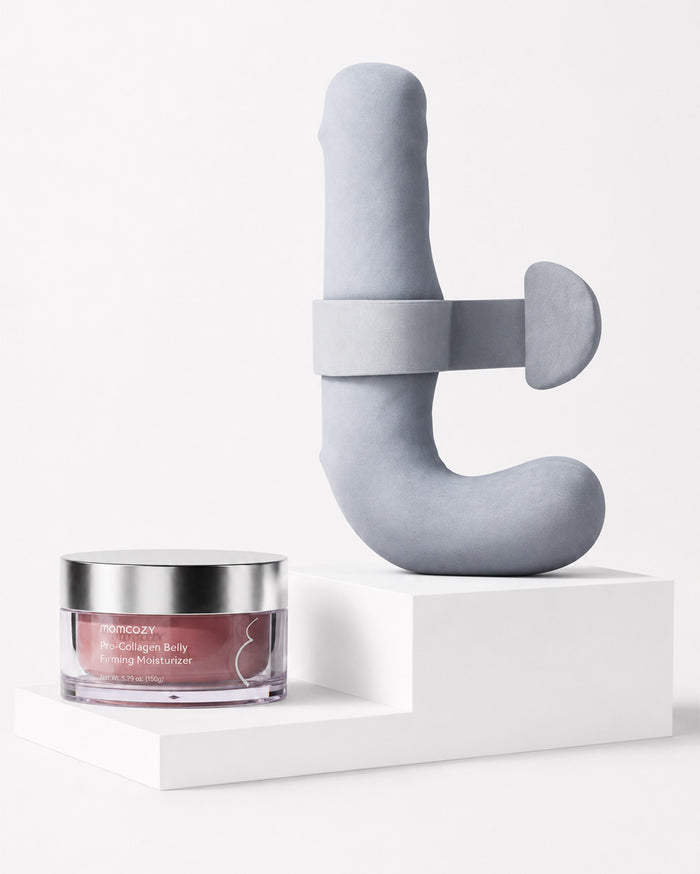 150g Stretch Mark Cream + F Shaped Pregnancy Pillows( Velvet-Grey)