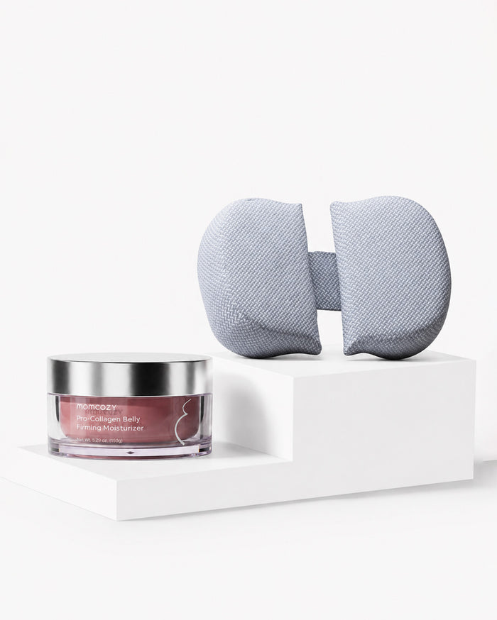 150g Stretch Mark Cream + W Shaped Maternity Pillow( Regular)