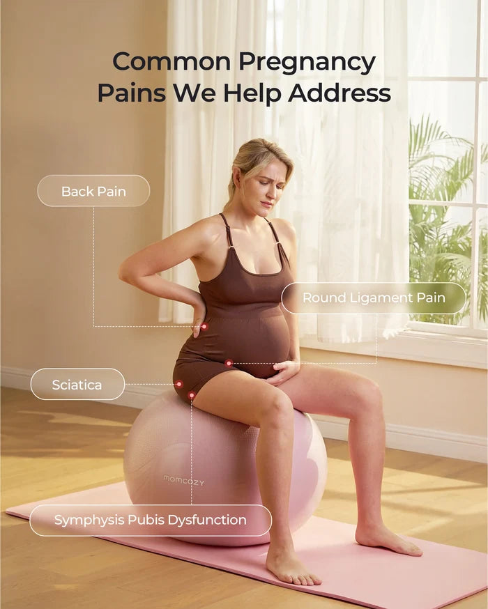 Pregnancy Essential Bundle：Pregnancy Ball & Wide Calf Compression Sports Socks