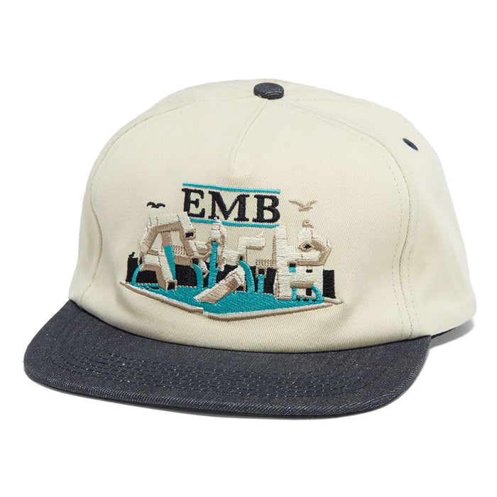 Real - EMB Adjustable Snapback (Tan/Charcoal)