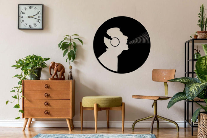 Record Metal Wall Art - Decor available at Dekadron for $99.90