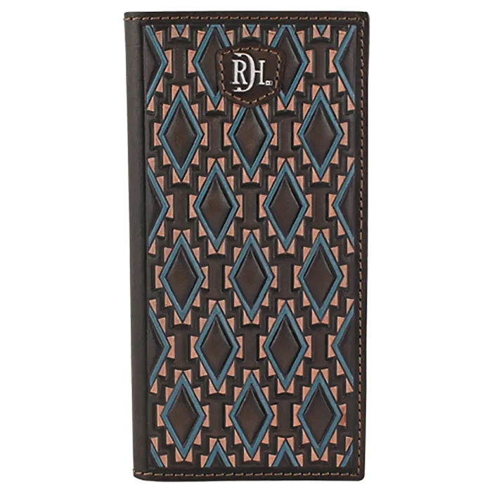 Red Dirt Hat Co Southwest Diamonds (Brown) - Men's Rodeo Wallet
