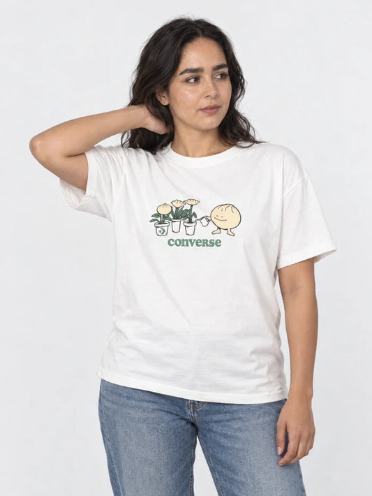 Remera Mujer Converse Baos Graphic Blanco — vista principal