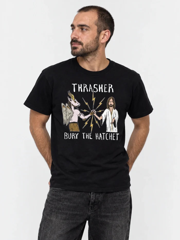 Remera Thrasher B.T.H Negro — vista principal