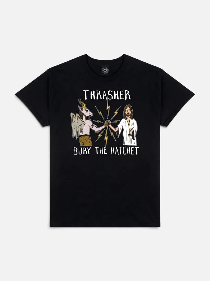 Remera Thrasher B.T.H Negro