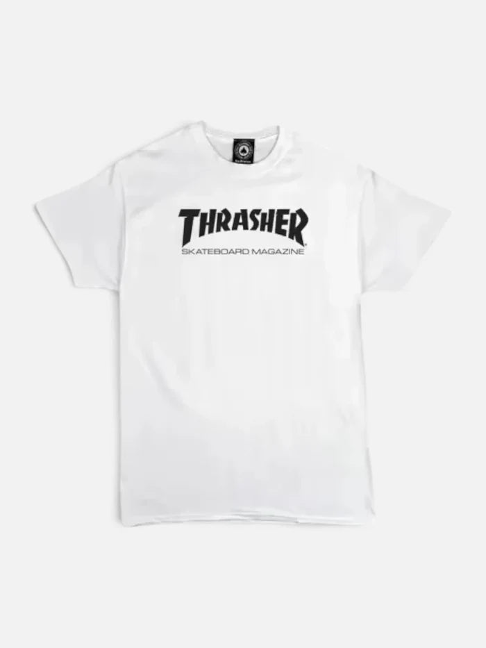 Remera Thrasher Skatemag Blanco