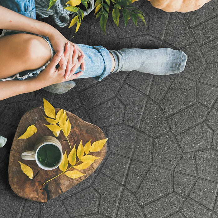 Reversible Garden Stepping Stones Decking Paver 40x40cm
