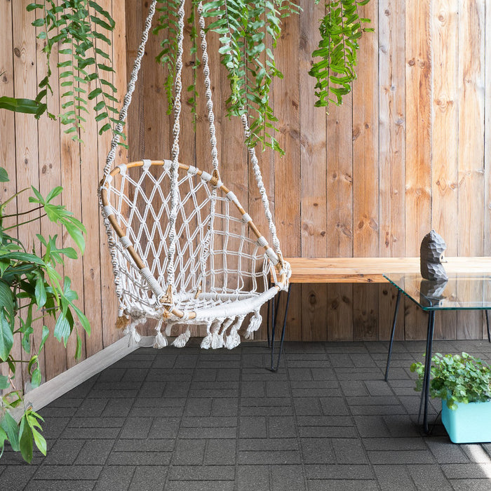 Reversible Garden Stepping Stones Decking Paver 40x40cm