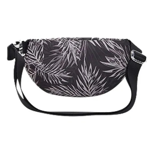 Riñonera Converse Sling Pack Negro Floreado
