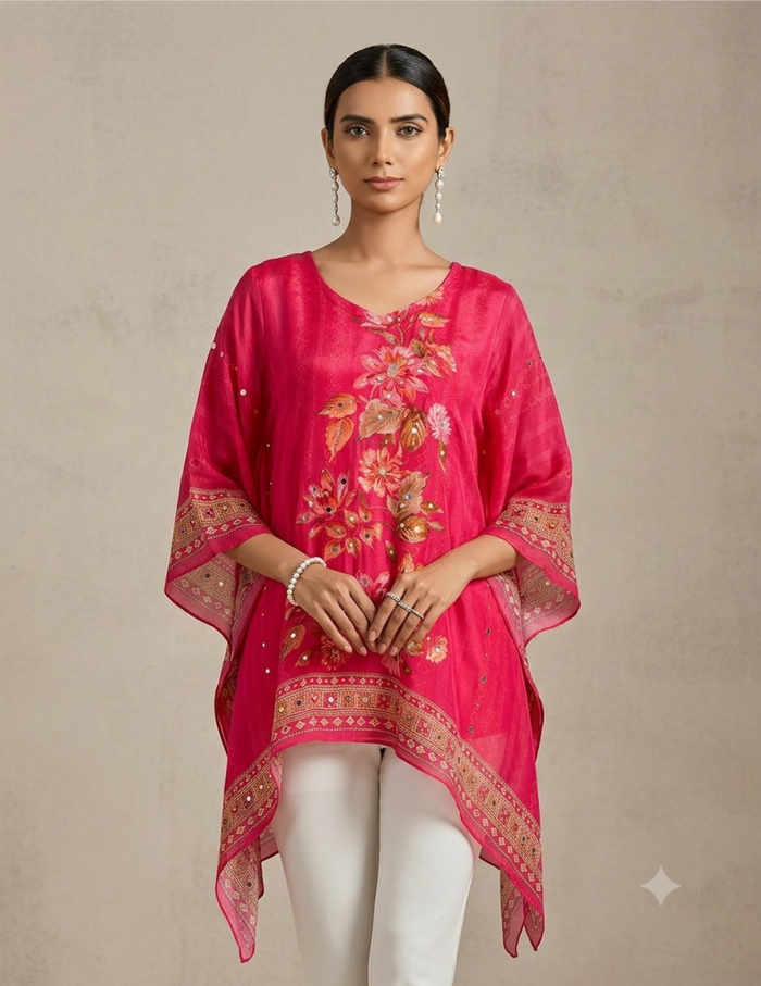 Rose Bloom Kaftan