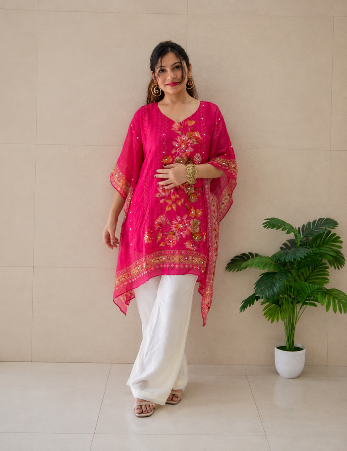 Rose Bloom Kaftan