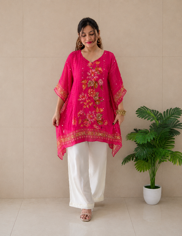 Rose Bloom Kaftan