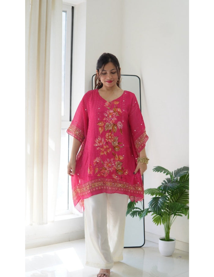 Rose Bloom Kaftan