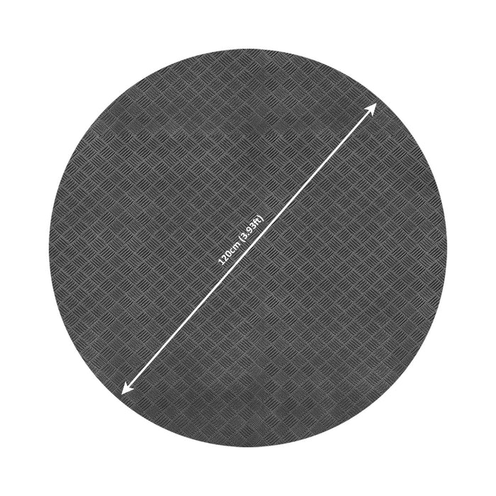 Round BBQ Floor Protection Mat
