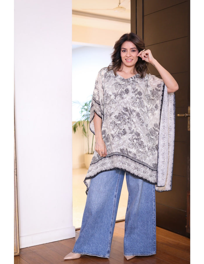 Sandstone Bloom Kaftan Shop Online