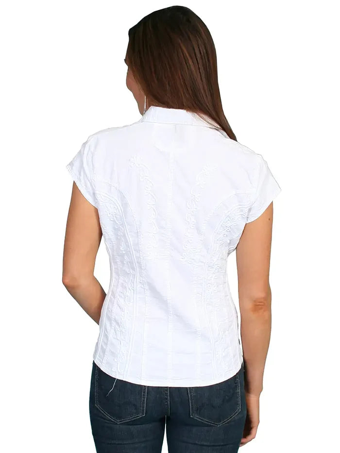 Scully Cantina Short Sleeve Blouse (PSL-066) - Women's Shirt (Closeout)