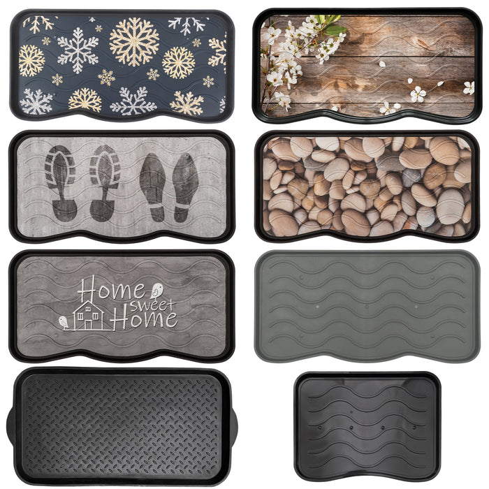 Shoes, Boots & Wellies Tray - Flowers