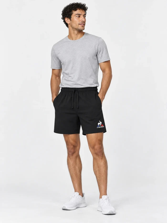 Short Le Coq Sportif Running Short Negro — vista principal