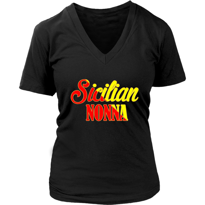 District Womens V-Neck / Black / S