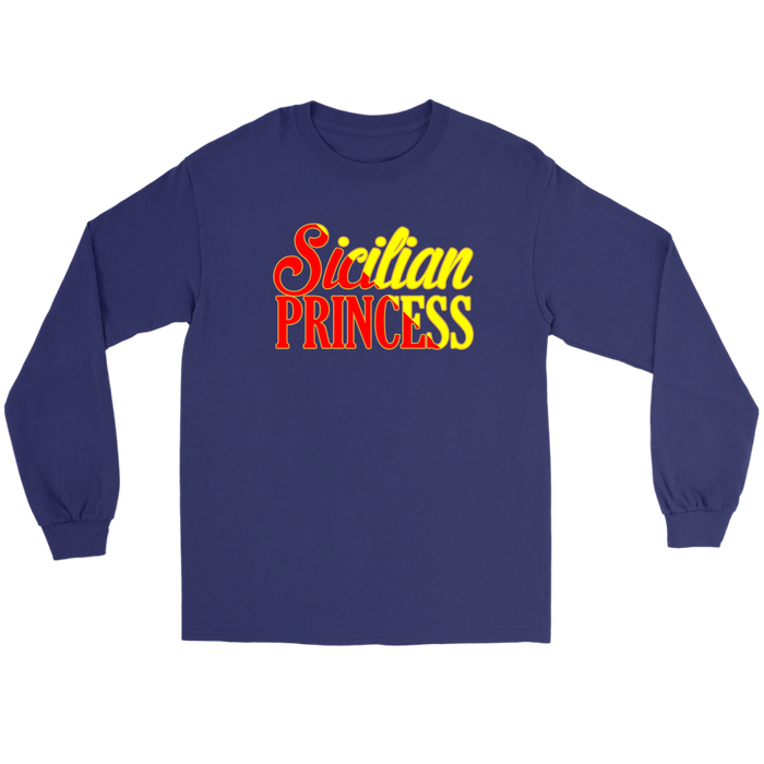 Gildan Long Sleeve Tee / Purple / S