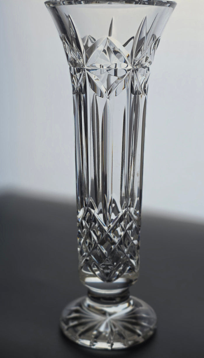 Signed Waterford crystal vase gift
.