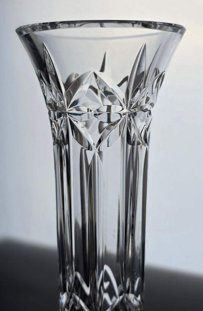 Signed Waterford crystal vase gift
.