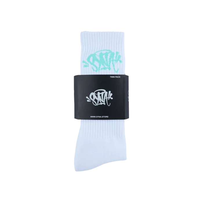 Skarpetki Syna World 2-Pack White/Araba Blue Syna World Skarpetki