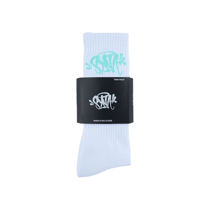 Skarpetki Syna World 2-Pack White/Araba Blue Syna World Skarpetki