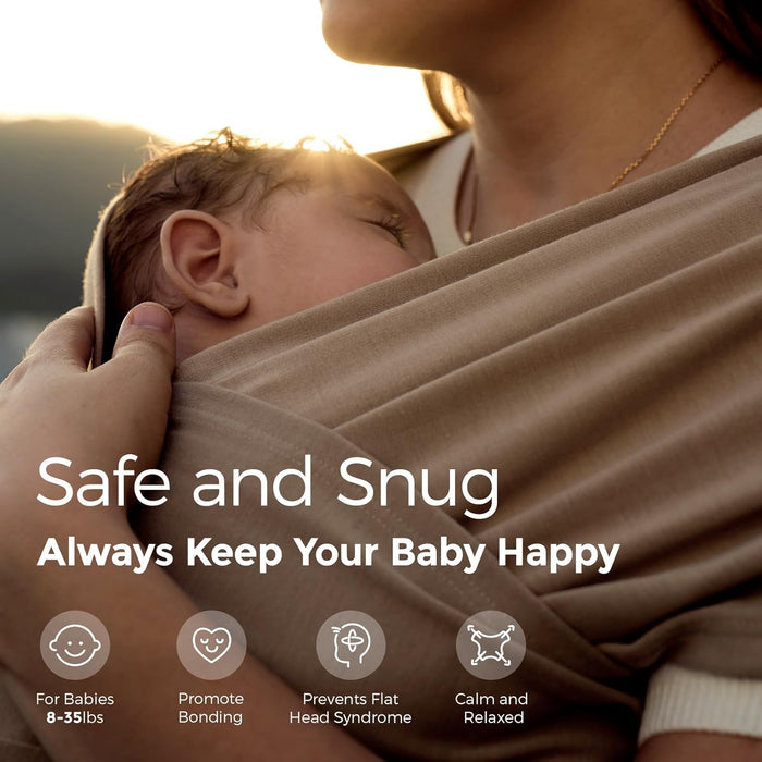 SnapLite Baby Wrap Carrier for Newborns