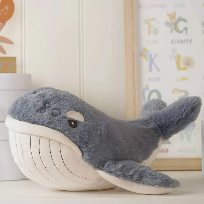 Softies Cuddly Toy - Whale - Wilfred - Mabel & Fox