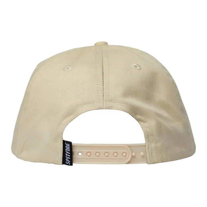 Spitfire - Big Head Fill Adjustable Snapback (Natural/Red)