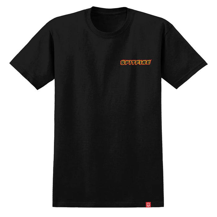 Spitfire - OG Classic Flame Tee (Black/Red/Yellow)