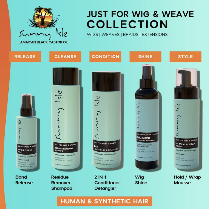 Sunny Isle Wig & Weave Residue Remover Shampoo 12oz