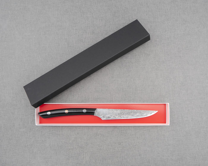 Takeshi Saji R2/SG2 Diamond Damascus 125mm Steak Knife with Micatra Handle