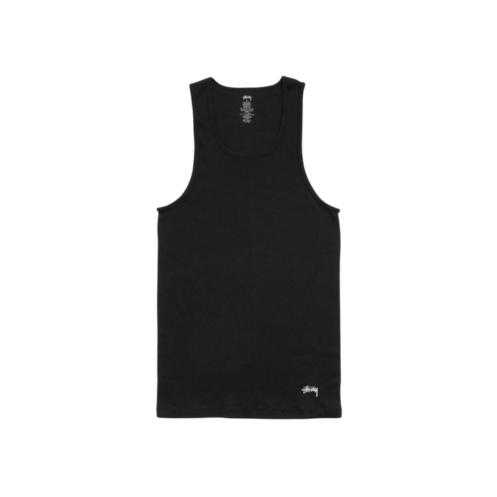 Tank Top Stussy Small Logo Black STUSSY Koszulki