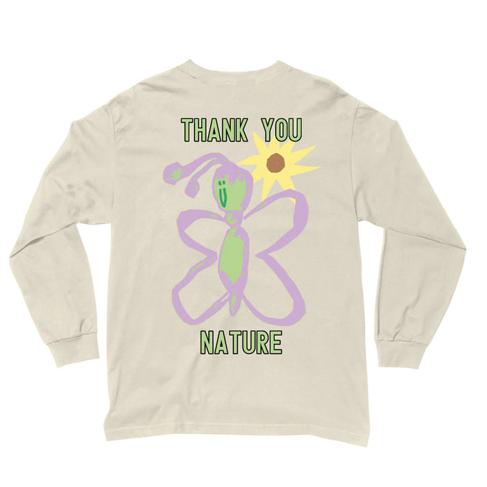 The Quiet Life - Thank You Nature L/S Tee (Sand)