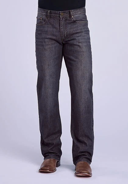 Tin Haul 420 Regular Joe Gold Stitching (Dark Wash) - Men's Bootcut Jeans (Closeout)