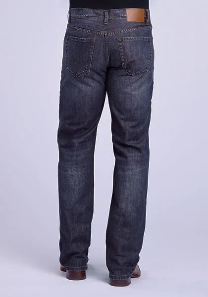 Tin Haul 420 Regular Joe Gold Stitching (Dark Wash) - Men's Bootcut Jeans (Closeout)