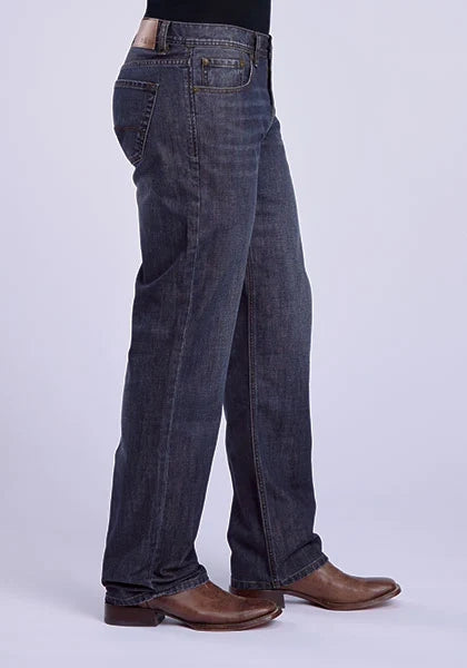 Tin Haul 420 Regular Joe Gold Stitching (Dark Wash) - Men's Bootcut Jeans (Closeout)