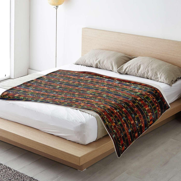 TRADITIONAL KIRA DESIGN, BHUTAN | Sherpa Fleece Blanket