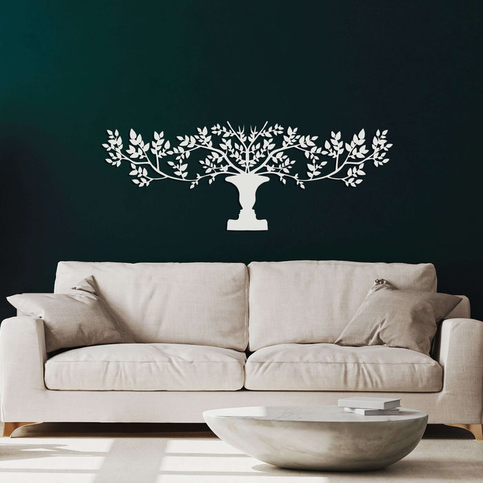 Tree With Vase Metal Wall Art - Decor available at Dekadron for $104.90