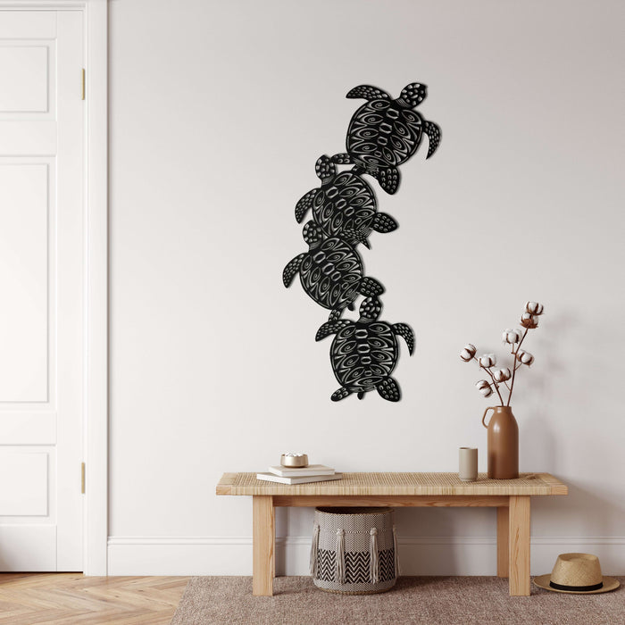 Turtle Metal Wall Art - Decor available at Dekadron for $99.90