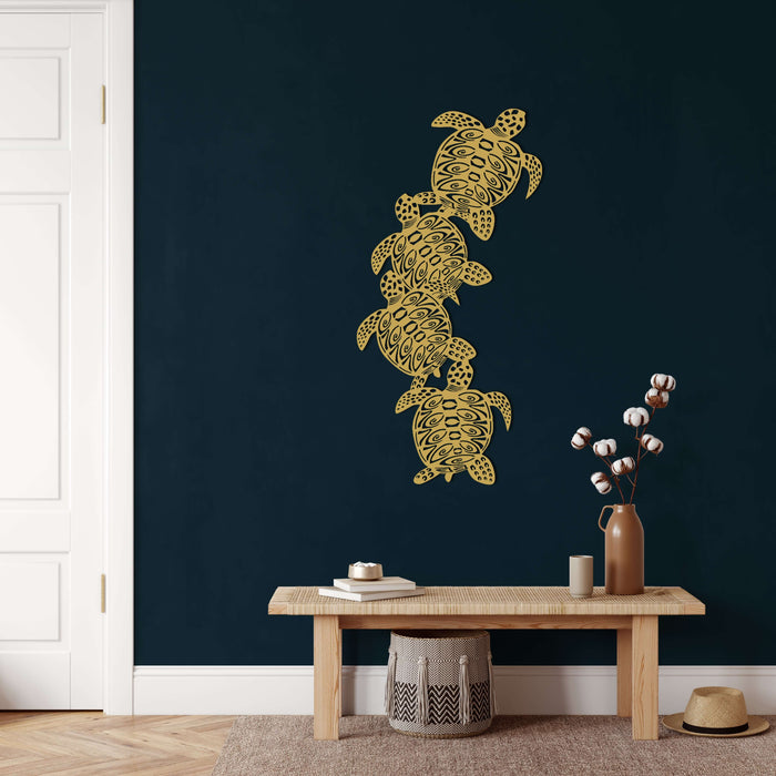 Turtle Metal Wall Art - Decor available at Dekadron for $109.90