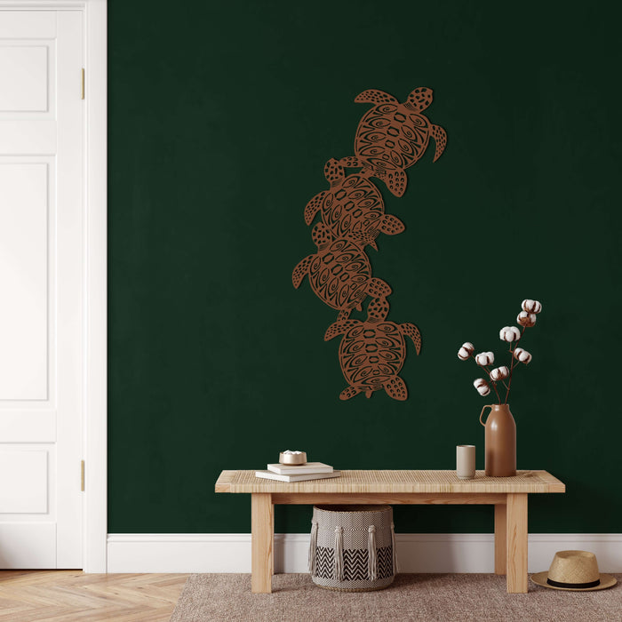 Turtle Metal Wall Art - Decor available at Dekadron for $109.90