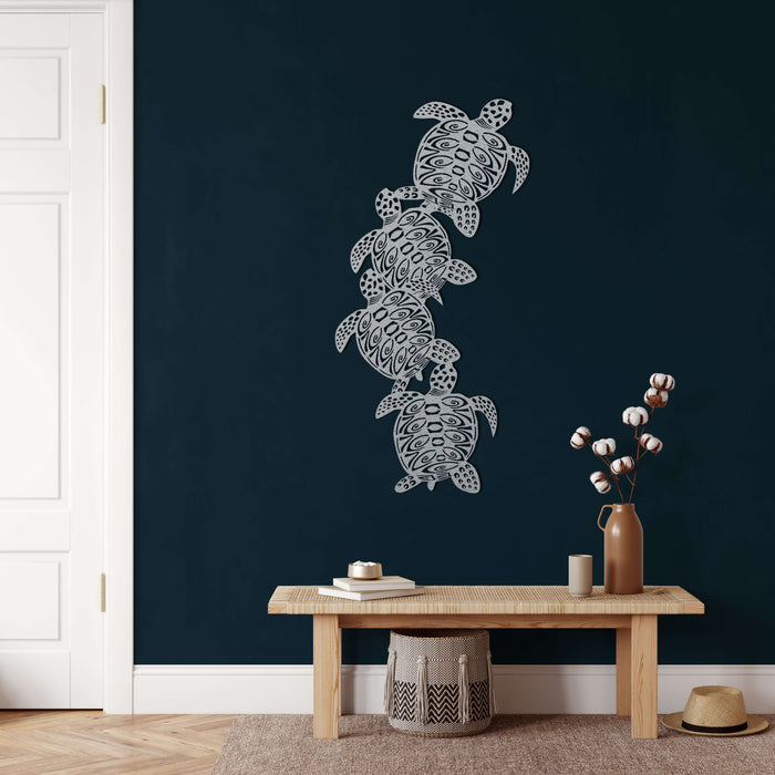 Turtle Metal Wall Art - Decor available at Dekadron for $109.90