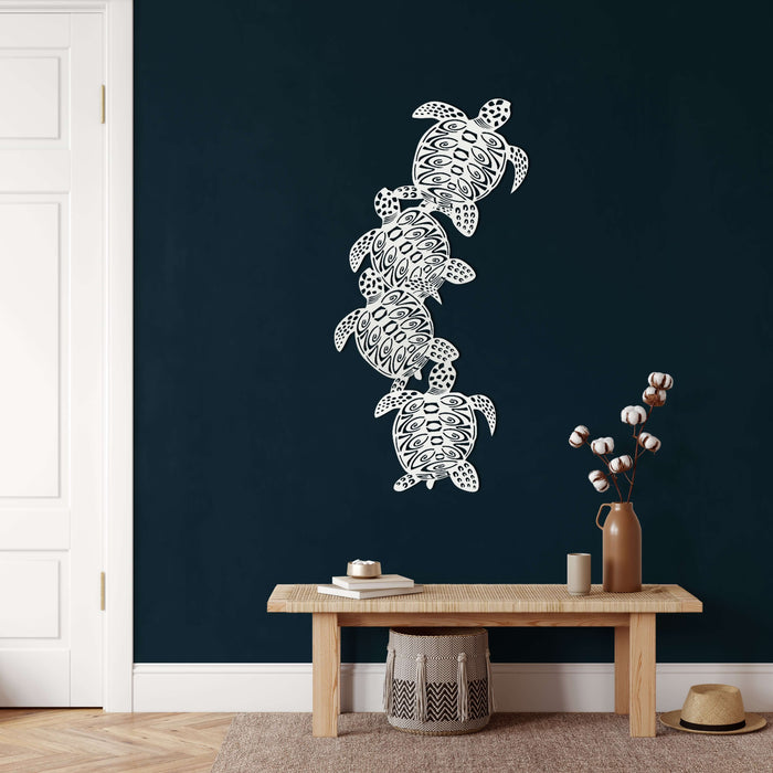 Turtle Metal Wall Art - Decor available at Dekadron for $109.90