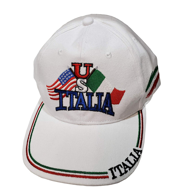 US / Italia Flags Baseball Cap