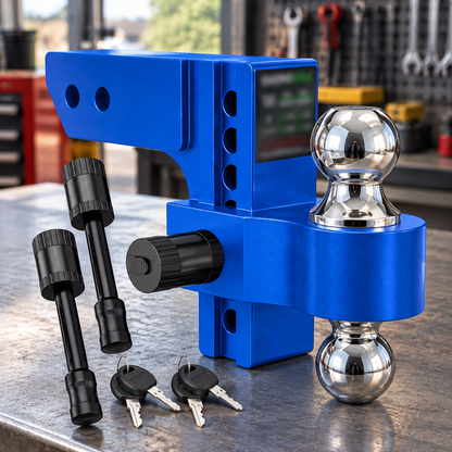 USA 6" Drop Adjustable Trailer Hitch